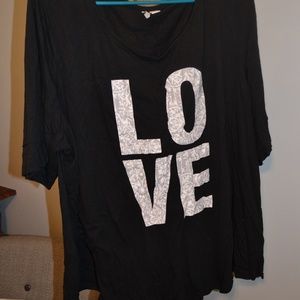 Cato LOVE tee 26/28w